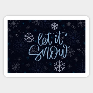 Let it snow Sticker